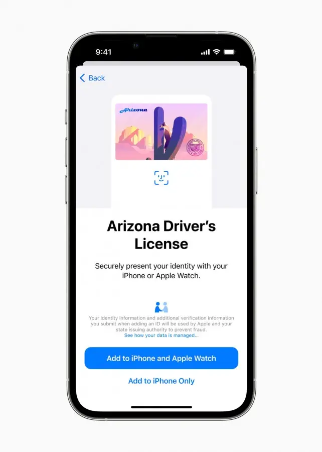 Arizona erlaubt als erster Bundesstaat Führerschein im Apple Wallet 2 Apple Wallet Führerschein
