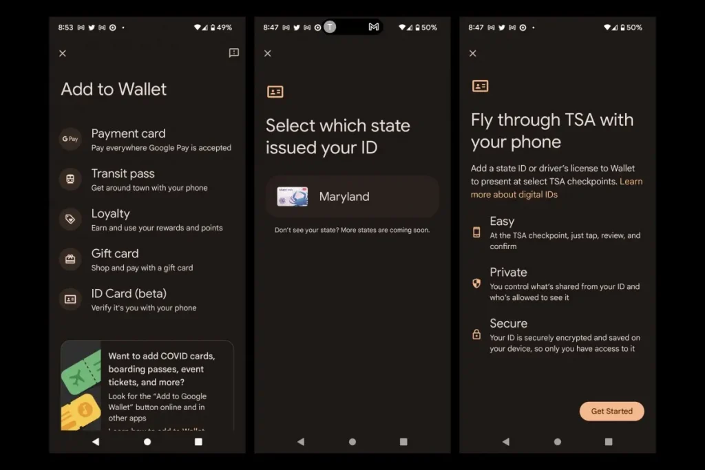 Google testet digitale Ausweise im Android Wallet 3 Google Wallet Ausweise