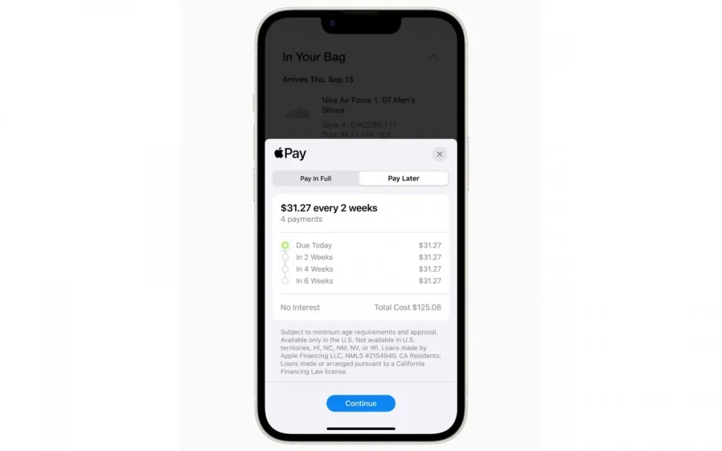 Apple Pay Later startet mit zufälligem Einladungssystem 3 Apple Pay Later