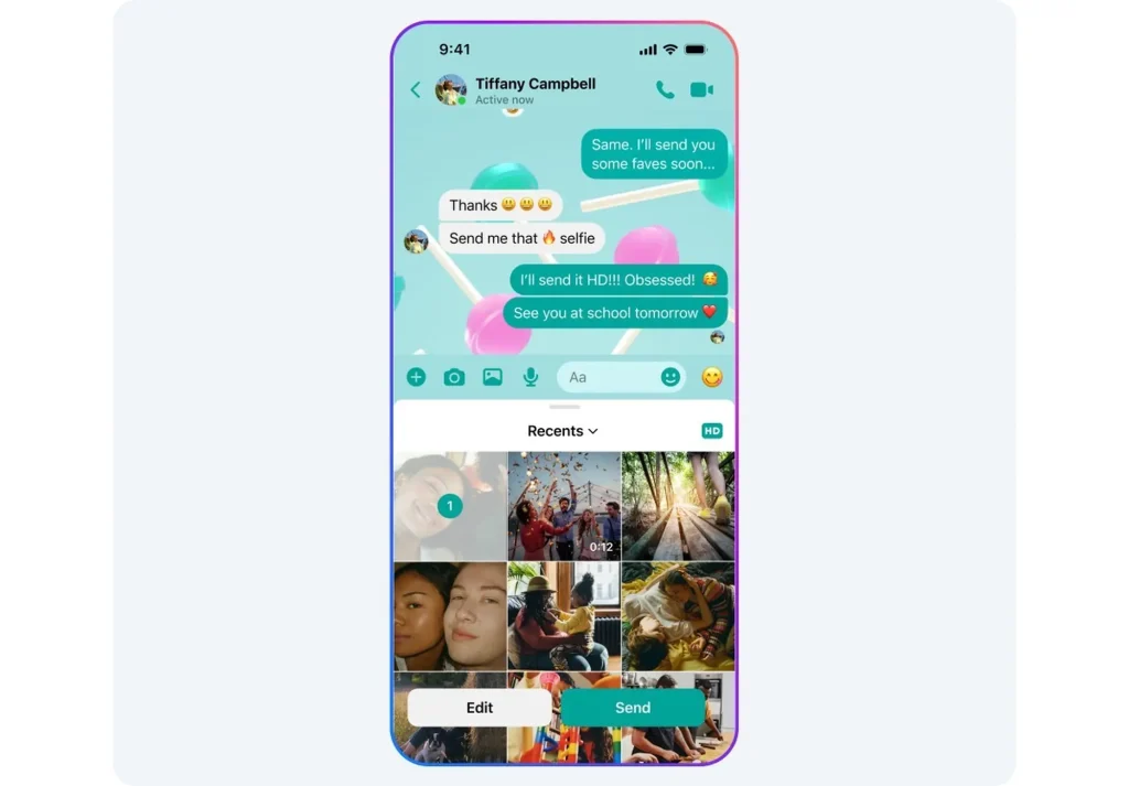 Facebook Messenger-Update: HD-Fotos, freigegebene Alben und größere Dateien 2 Facebook Messenger Update