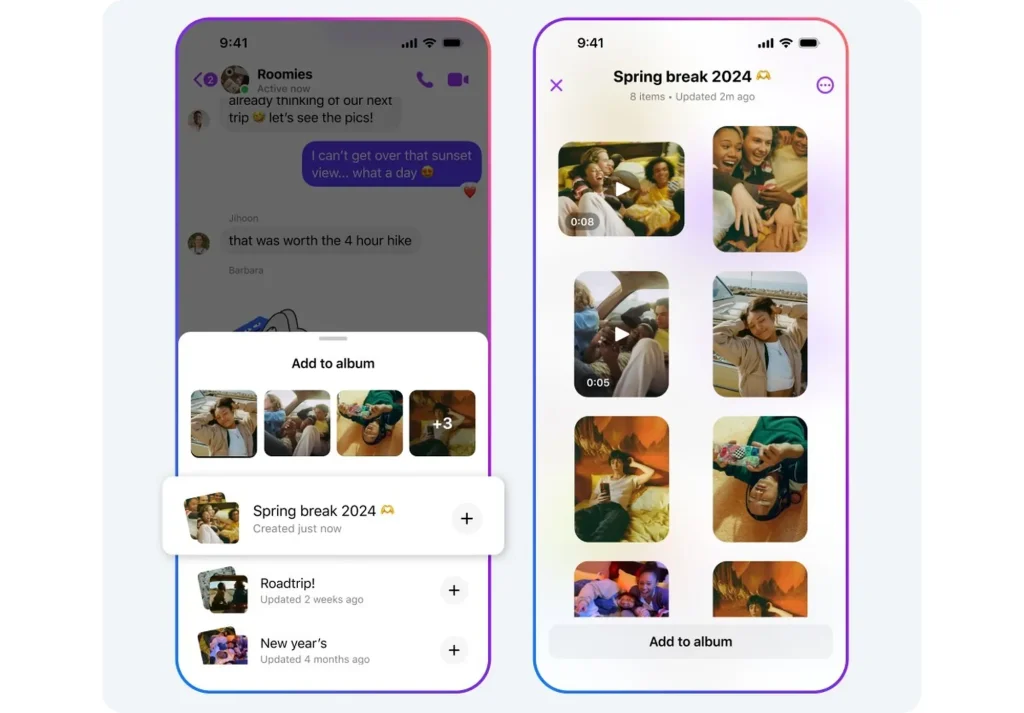 Facebook Messenger-Update: HD-Fotos, freigegebene Alben und größere Dateien 3 Facebook Messenger Update