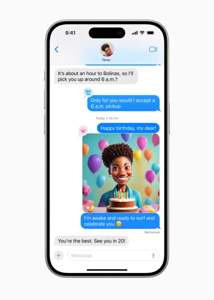 iOS 18.1 Public Beta bringt endlich Apple Intelligence für alle 2 Apple WWDC24 iOS 18 Apple-Intelligence-Image-Playground-240610