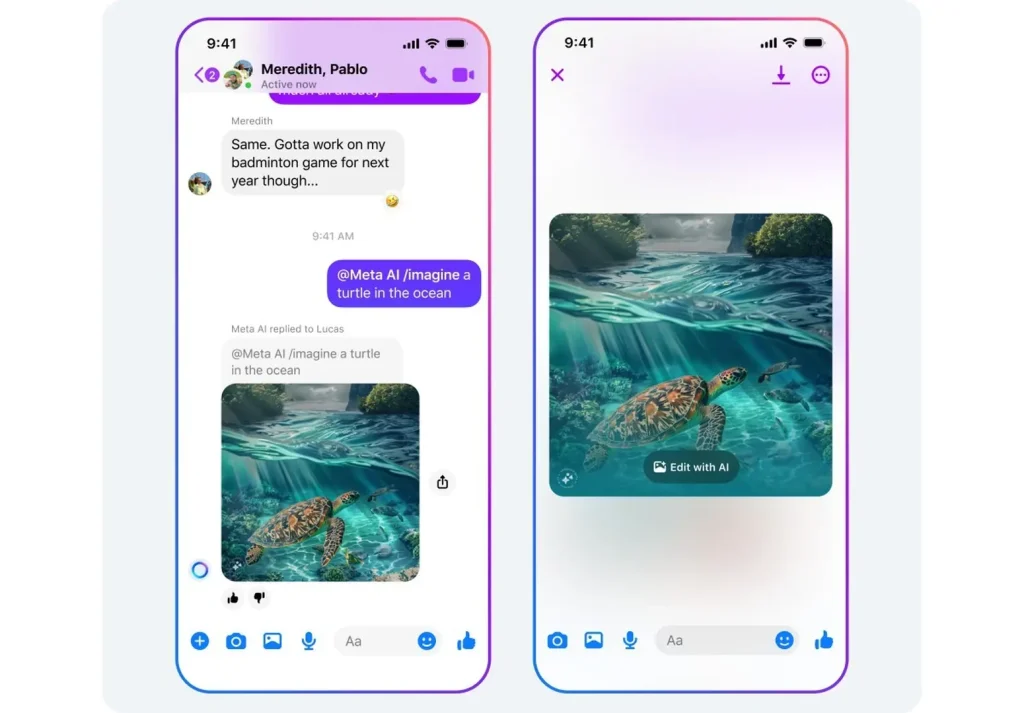 Meta AI: 6 neue Länder - KI-Assistent geht auf Weltreise 2 Facebook Meta AI