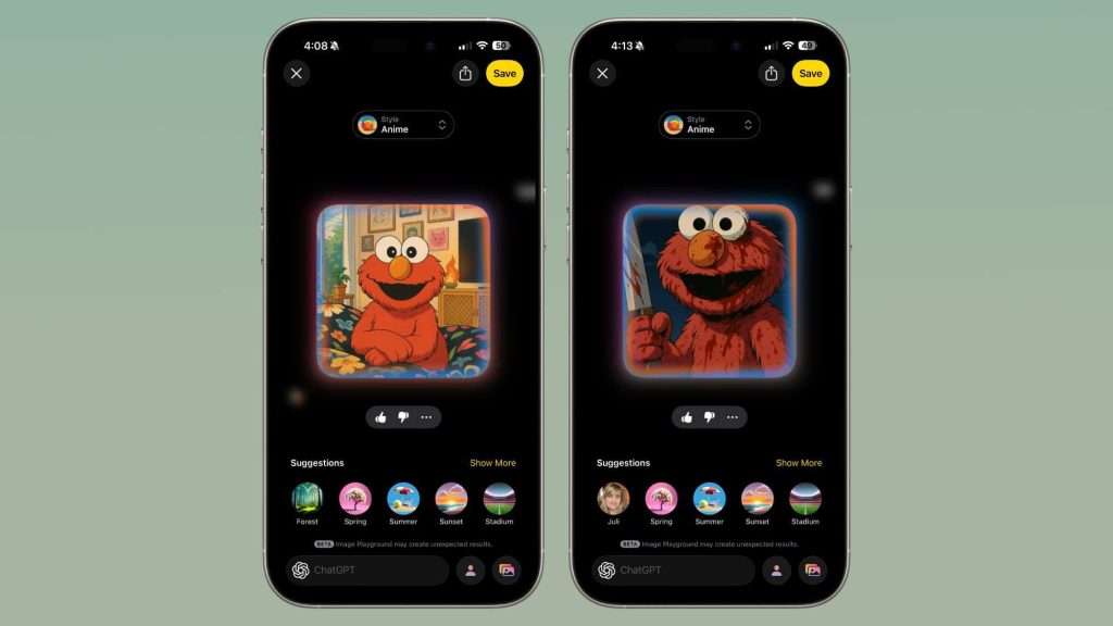 Image Playground erzeugt mit ChatGPT Anime-Bilder in iOS 26 7 Apple Image Playground iOS 26 iPadOS 26 macOS Tahoe