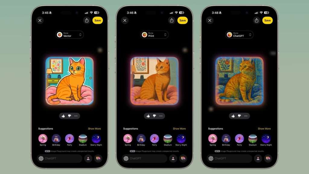 Image Playground erzeugt mit ChatGPT Anime-Bilder in iOS 26 5 Apple Image Playground iOS 26 iPadOS 26 macOS Tahoe