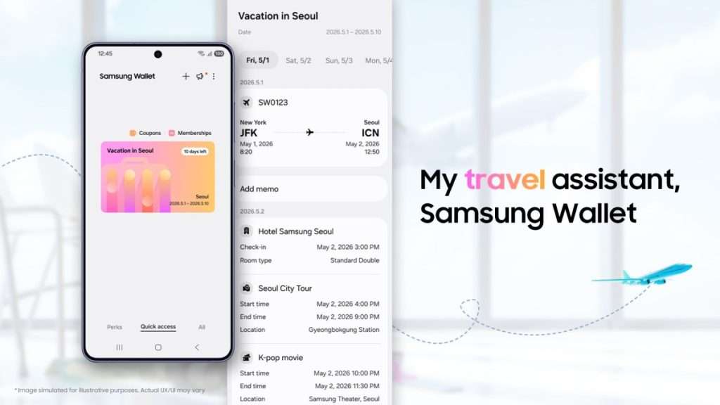 Samsung Wallet Trips: Neues Feature zeigt Reise-Zeitplan 2 Samsung Wallet Trips