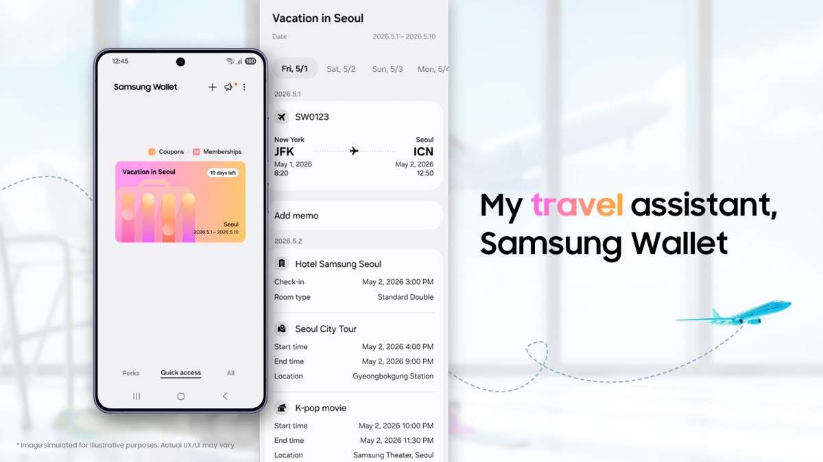 Samsung Wallet Trips: Neues Feature zeigt Reise-Zeitplan 1 Samsung Wallet Trips