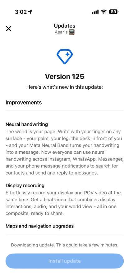 Meta Ray-Ban Display: Neues Update bringt Gestensteuerung 4 Meta Ray-Ban Display