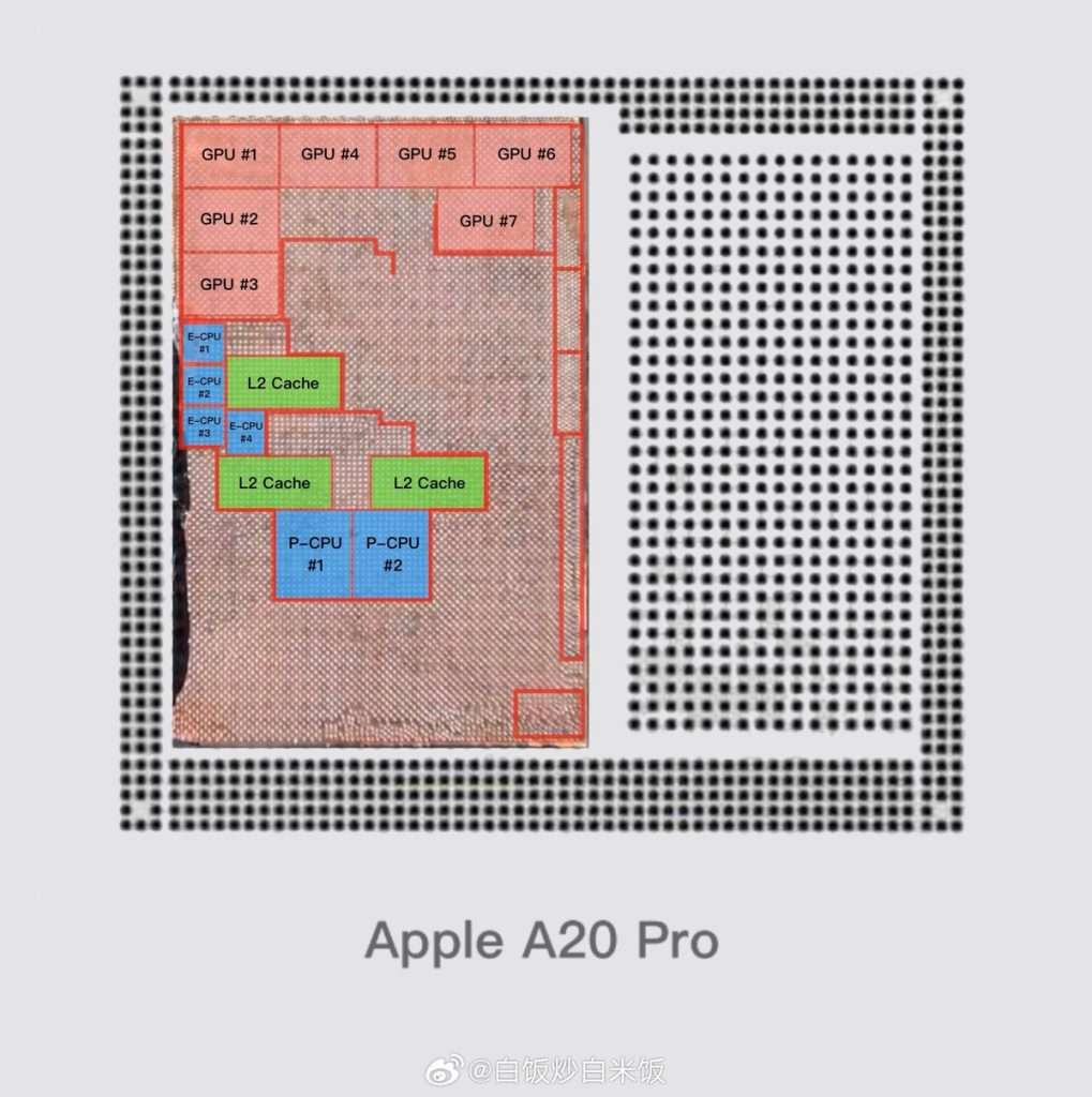 Apple iPhone 18 Pro Max taucht in Dark Cherry in Hands-on-Video auf 7 Apple A20 Pro Chipsatz