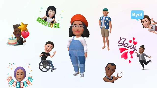 Meta aktualisiert 3D-Avatare für Facebook, Messenger und Instagram